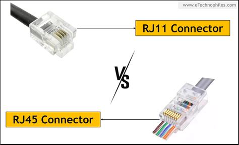 difference between rj45 and rj11.
